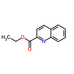 喹啉-2-羧酸乙酯结构式