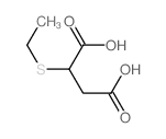 2-ethylsulfanylbutanedioic acid结构式