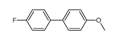 4-FLUORO-4'-METHOXYBIPHENYL结构式