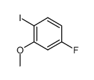4-Fluoro-1-iodo-2-methoxybenzene结构式