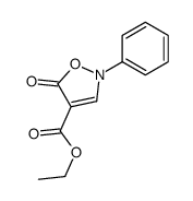 ethyl 5-oxo-2-phenyl-1,2-oxazole-4-carboxylate结构式