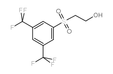 3,5-BIS(TRIFLUOROMETHYL)PHENYLSULFONYLETHANOL结构式