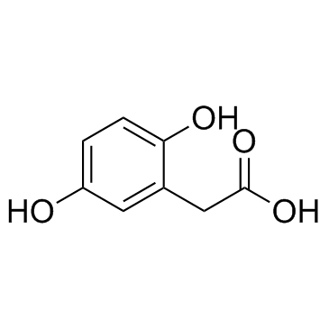 尿黑酸，高龙胆酸结构式
