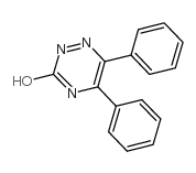 3-羟基-5,6-二苯基-1,2,4-三嗪结构式