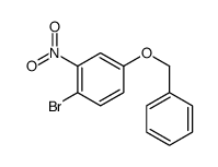 1-bromo-2-nitro-4-phenylmethoxybenzene结构式