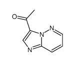 1-咪唑并[1,2-b]哒嗪-3-基乙酮结构式