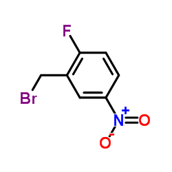 2-溴甲基-1-氟-4-硝基苯结构式