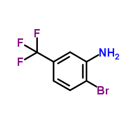 2-溴-5-三氟甲苯苯胺结构式