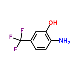 2-羟基-4-三氟甲基苯胺结构式