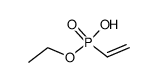 ethyl hydrogen ethenylphosphonate结构式