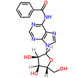 N6-苯甲酰基腺苷结构式