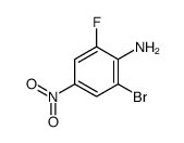 2-bromo-6-fluoro-4-nitroaniline结构式