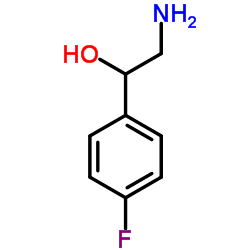 2-氨基-1-(4-氟苯基)-1-乙醇结构式