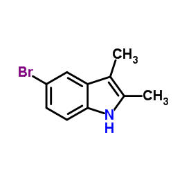 5-溴-2,3-二甲基吲哚结构式