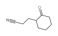 2-氧-1-环己烷丙腈结构式