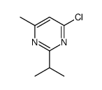 4-chloro-6-methyl-2-propan-2-ylpyrimidine结构式