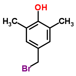 3,5-dimethyl-4-hydroxybenzyl bromide结构式