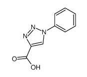 1-phenyltriazole-4-carboxylic acid结构式