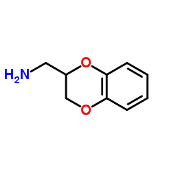 (S)-2,3-二氢-1,4-苯并二恶烷-2-甲胺结构式