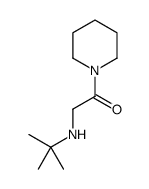 2-[(2-Methyl-2-propanyl)amino]-1-(1-piperidinyl)ethanone结构式