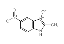 (9ci)-2-甲基-5-硝基-1H-苯并咪唑 3-氧化物结构式