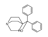1-Azabicyclo[2.2.2]oct-4-yl(diphenyl)methanol结构式