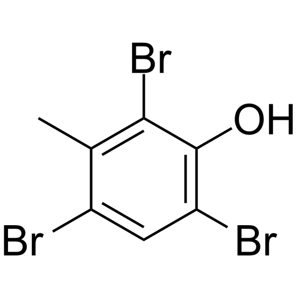 2,3,6-三溴对甲酚结构式