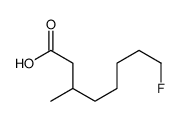 8-fluoro-3-methyl-octanoic acid结构式