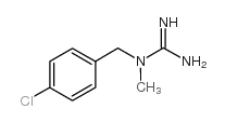 1-[(4-chlorophenyl)methyl]-1-methylguanidine结构式