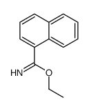 ethyl naphthalene-1-carboximidate结构式