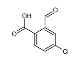 2-甲酰基-4-氯苯甲酸结构式