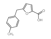5-(4-甲基苄基)-2-糠酸结构式