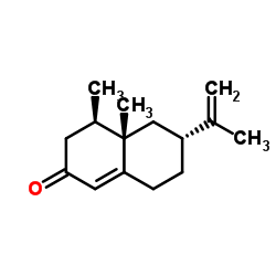 努特卡酮, 诺卡酮结构式