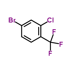 2-氯-4-溴三氟甲苯结构式