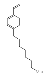 4-n-辛基苯乙烯结构式