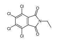 4,5,6,7-tetrachloro-2-ethylisoindole-1,3-dione结构式