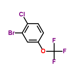 2-溴-1-氯-4-三氟甲氧基苯结构式