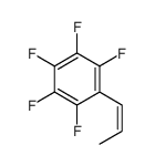 1,2,3,4,5-Pentafluoro-6-[(1E)-1-propen-1-yl]benzene结构式