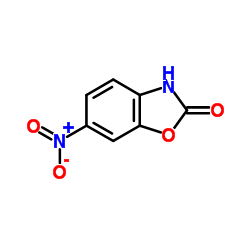 6-硝基苯并恶唑-2(3H)-酮结构式