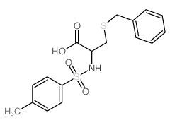 Tosyl-S-Benzyl-L-半胱氨酸结构式