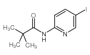 N-(5-碘吡啶-2-基)-2,2-二甲基丙酰胺结构式