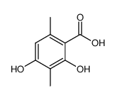 2,4-二羟基-3,6-二甲基苯甲酸结构式