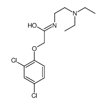 2-(2,4-Dichlorophenoxy)-N-[2-(diethylamino)ethyl]acetamide结构式