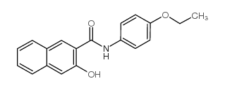 N-(4-乙氧基苯基)-3-羟基-2-萘甲酰胺结构式