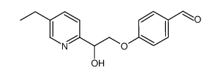 4-[2-(5-ethylpyridin-2-yl)-2-hydroxyethoxy]benzaldehyde结构式