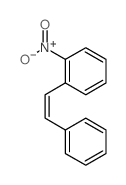 1-nitro-2-(2-phenylethenyl)benzene结构式