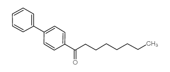 4-正辛酰基联苯结构式