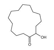 2-Hydroxycyclopentadecanone结构式