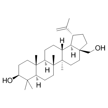 白桦脂醇； 桦木醇结构式