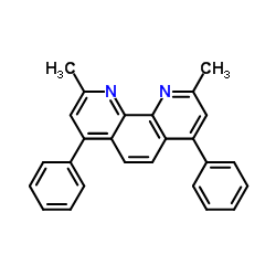2,9-二甲基-4,7-联苯-1,10-邻二氮杂菲结构式